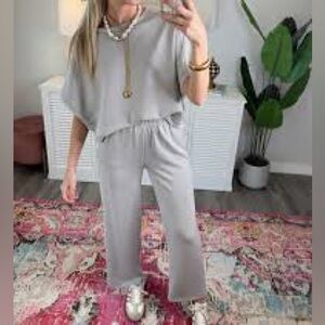 Charlotte Avery Scuba Lounge Slouchy set- new